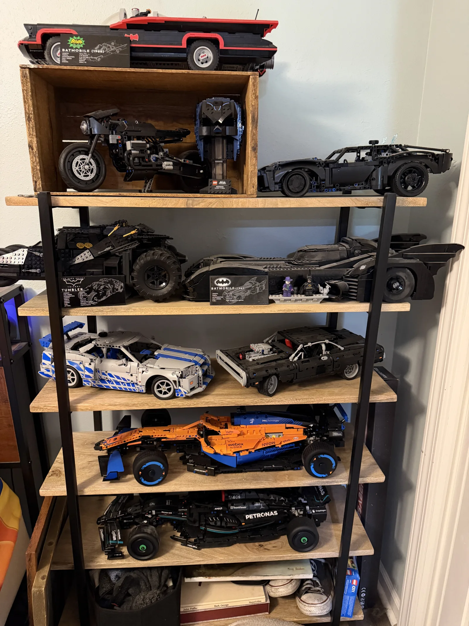 Custom Technic supercar display rack